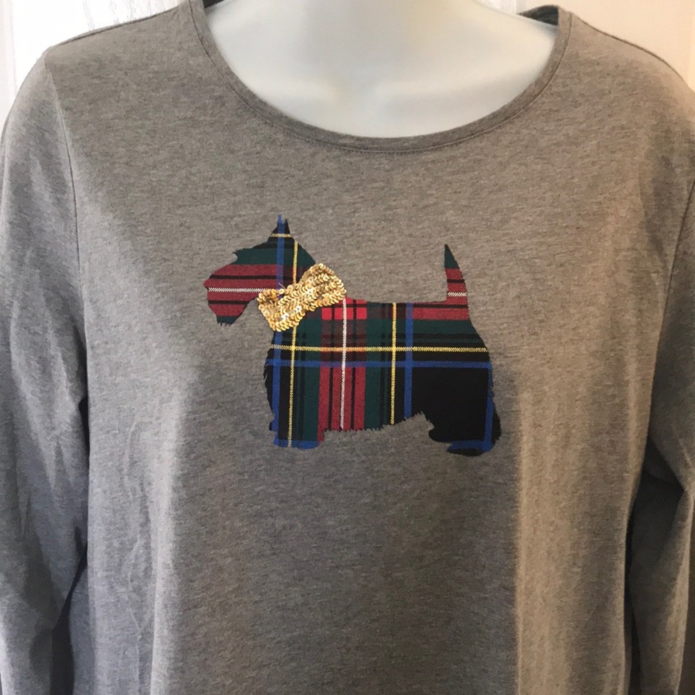 Scotty Dog Holiday Tee Shirt - Picture 6 of 6